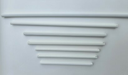 Plastic zitstokken met sleuf