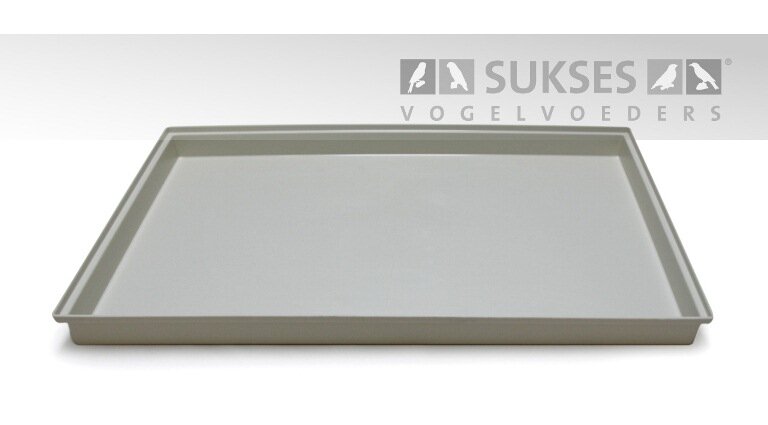 Plastic bodemlade wit voor kooiserie 120/50 (47x59x4 cm)
