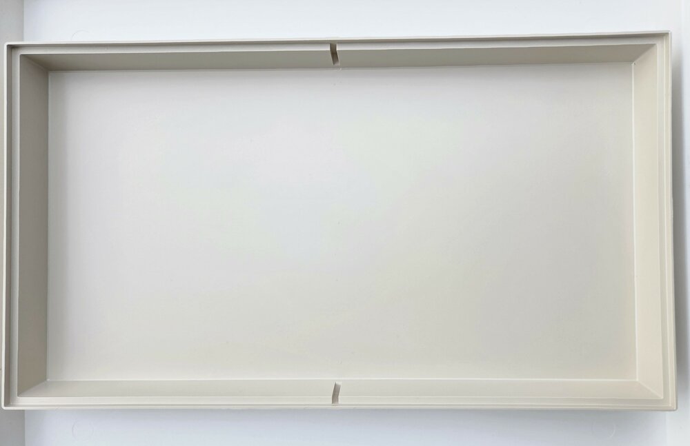 Plastic bodemlade beige voor kooiserie 55/1W - 55/1Z (53.5x30x4 cm)