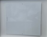 Zijpaneel voor kooiserie 90/50 - 120/50 wit gepoedercoat