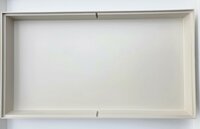 Plastic bodemlade beige voor kooiserie 55/1W - 55/1Z (53.5x30x4 cm)