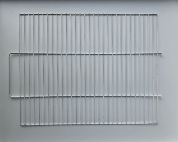 Witte tralie middenschuif voor kooiserie 90/40 - 120/40