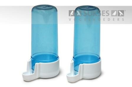 Plastic waterflesje blauw