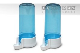 Plastic waterflesje blauw